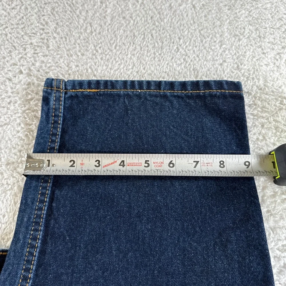 Levis 550 Relaxed Fit Straight Mens Tag 36x36 Western Medium Blue Denim Distress